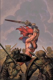 INVINCIBLE RED SONJA #2 LINSNER LTD VIRGIN CVR