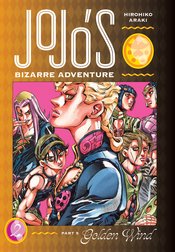 JOJOS BIZARRE ADV PT 5 GOLDEN WIND HC VOL 02