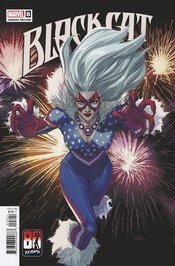 BLACK CAT #8 YU CAPTAIN AMERICA 80TH VAR
