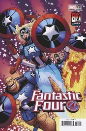 FANTASTIC FOUR #34 BRADSHAW CAPTAIN AMERICA 80TH VAR