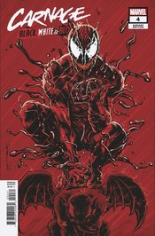 CARNAGE BLACK WHITE AND BLOOD #4 (OF 4) MOONEY VAR