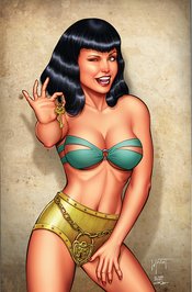 BETTIE PAGE & CURSE OF THE BANSHEE #2 CVR N MYCHAELS LTD VIR