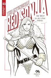 INVINCIBLE RED SONJA #3 CVR D CHO