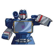 TRANSFORMERS SOUNDWAVE BUST PX RESIN BUSINESS CARD HOLDER (F
