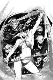 VENGEANCE OF VAMPIRELLA #19 15 COPY SEGOVIA B&W VIRGIN FOC I