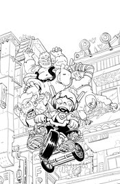 SKYBOUND X #2 CVR E 10 COPY INCV B&W VUONG & KNIIVILA (MR)