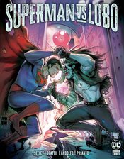 DF SUPERMAN VS LOBO #1 SEELEY & BEATTIE SGN