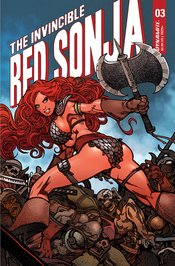 INVINCIBLE RED SONJA #3 CVR P FOC PREMIUM MORITAT