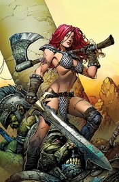 RED SONJA PRICE OF BLOOD #1 FINCH SP ED METAL CVR