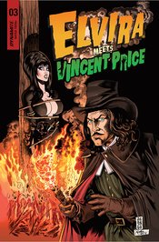 ELVIRA MEETS VINCENT PRICE #3 CVR A ACOSTA