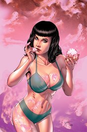 BETTIE PAGE & CURSE OF THE BANSHEE #5 CVR K MYCHAELS LTD VIR