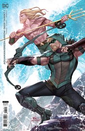 AQUAMAN GREEN ARROW DEEP TARGET #1 (OF 7) CVR B LEE CARD STO