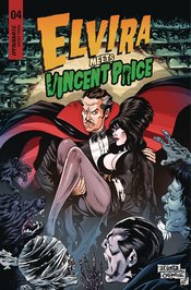 ELVIRA MEETS VINCENT PRICE #4 CVR A ACOSTA