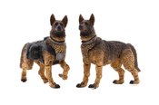 JOY TOY MILITARY DOG 1/18 FIG 2PK