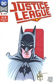 DF JUSTICE LEAGUE #1 HAESER RMRK SGN