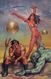 DEJAH THORIS VS JOHN CARTER OF MARS #6 CVR J LINSNER LTD VIR