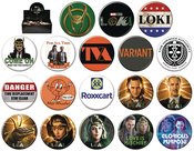 MARVEL LOKI 144PC BUTTON ASST DIS