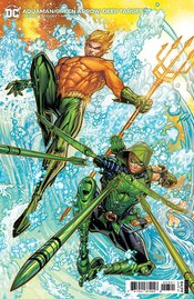 AQUAMAN GREEN ARROW DEEP TARGET #3 (OF 7) CVR B MEYERS CARD