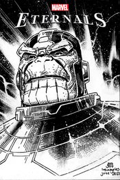 ETERNALS #9 CHEUNG HEADSHOT SKETCH VAR