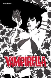 VAMPIRELLA ASCENDING EVIL B&W CROWDFUNDER CVR