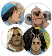 SAGA MIDNIGHT EVENT KIT BUTTON 4-PACK BUNDLE OF 50