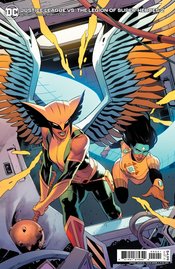 JUSTICE LEAGUE VS LEGION OF SUPERHEROES #2 CVR B MOORE CARD