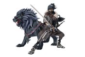 INU & SARU KURO NO KENSHI KENGO YTH ED SHISHIMARU 1/6 FG SET