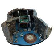 BATMAN 1966 TV SERIES BAT CAVE 18IN DESKTOP SCULPTURE