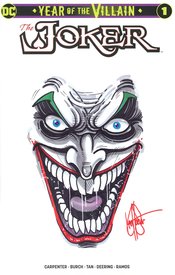 DF JOKER YEAR OF VILLAIN #1 HAESER JOKER SKETCH