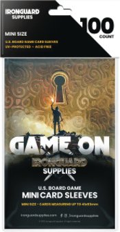 IRONGUARD BOARD GAME SLEEVES MINI 100 PACK  (O/A)