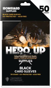 IRONGUARD CARD SLEEVES BLACK 50CT  (O/A)