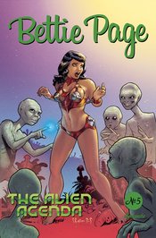 BETTIE PAGE ALIEN AGENDA #5 CVR C ROUX