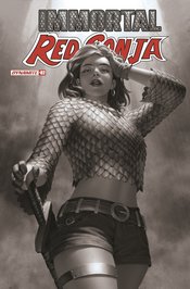 IMMORTAL RED SONJA #2 CVR O 7 COPY FOC INCV YOON B&W