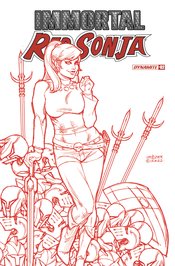 IMMORTAL RED SONJA #2 CVR T 15 COPY FOC INCV LINSNER RED