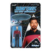 STAR TREK NEXT GEN W2 COMMANDER RIKER REACTION FIG