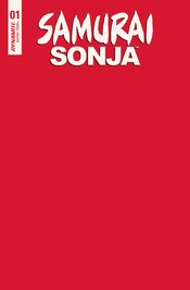 SAMURAI SONJA #1 CVR Y FOC RED BLANK AUTHENTIX