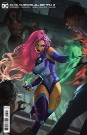 DC VS VAMPIRES ALL-OUT WAR #3 (OF 6) CVR B LI CARD STOCK VAR