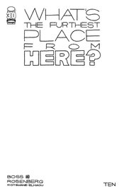 WHATS THE FURTHEST PLACE FROM HERE #10 CVR C BLANK SKETCH CV