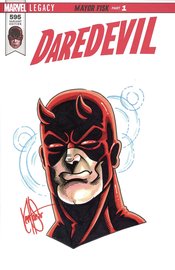 DF DAREDEVIL #595 BLANK HAESER DAREDEVIL SKETCH