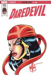 DF DAREDEVIL #595 BLANK HAESER ELEKTRA SKETCH