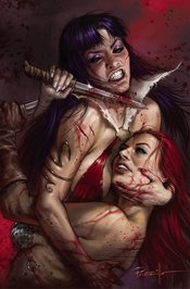 VAMPIRELLA VS RED SONJA #1 CVR O PARRILLO LTD VIRGIN