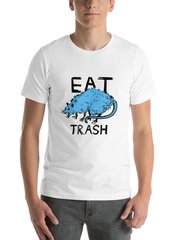 I HATE THIS PLACE EAT TRASH T-SHIRT LG