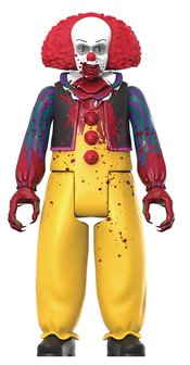 IT 1990 PENNYWISE MONSTER BLOOD SPLATTER REACTION FIG