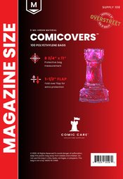 COMICARE MAGAZINE PE BAGS (PACK OF 100)  (O/A)