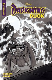 DARKWING DUCK #1 CVR R 150 COPY INCV LAURO B&W