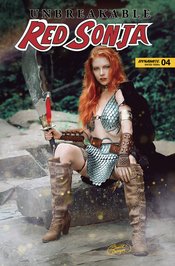 UNBREAKABLE RED SONJA #4 CVR E COSPLAY