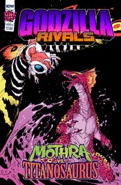 GODZILLA RIVALS MOTHRA VS TITANOSAURUS CVR B CAMPBELL (MR)