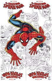 DF AMAZING SPIDERMAN #100 HOMAGE HAESER SGN SKETCH SET