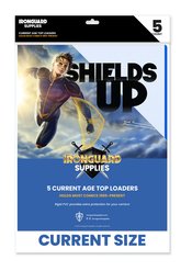 IRONGUARD TOP LOADER CURRENT COMIC BLUE 5-PACK  (O/A) (