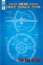 STAR TREK DS9 DOG OF WAR #1 CVR E 25 COPY INCV SCHEMATIC